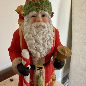 Schmid | Holiday | Vintage 987 Schmid Santa With Toy Basket